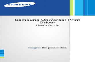 Samsung Ml-1665 User Manual - UPD_Guide_EN