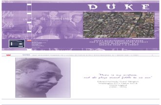 DUKE: Development Framework for a Cultural Destination District within Washington, DC's Greater Shaw/U Street (DC Office of Planning, September 2004)