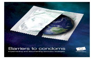 Barriers to condoms