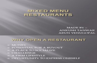 Mixed Menu Restaurants