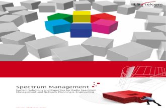 LS Brochure Spectrum Management System Solutions for Radio Spectrum Management and Network Planning and Engineering