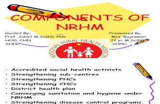 Components of Nrhm 1