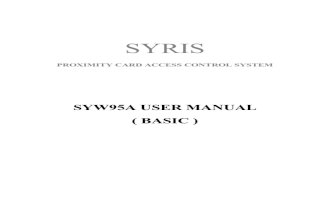 SYW95A Operation Manual English V0100