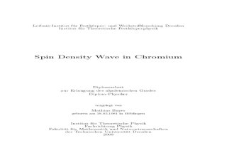 Mathias Bayer- Spin Density Wave in Chromium