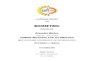 A Seminar Report+ Biometric