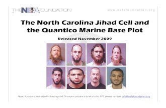 The NEFA Foundation- The North Carolina Jihad Cell and the Quantico Marine Base Plot