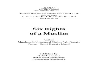 Six Rights of a Muslim