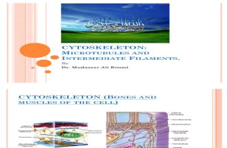 Lecture on Cytoskeleton and Cell Cycle by Dr. Roomi