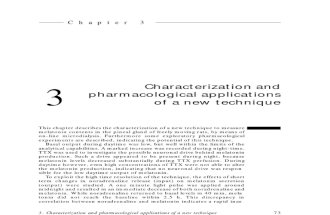 Characterization and pharmacological applications of a new technique