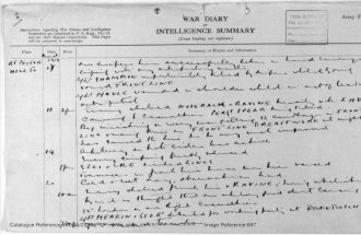 20th London Regiment War Diary 1917