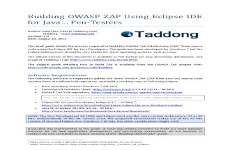 Building ZAP With Eclipse v1.0