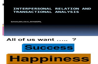 Copy of Interpersonal Relations and Johari Window