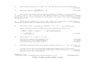 TRIAL SabahSTPM Maths Paper1 2011