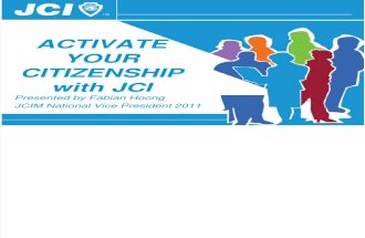 Activate Your Citizenship With JCI