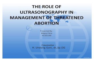 The Role of Ultrasound
