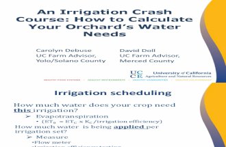 Irrigation Course Training