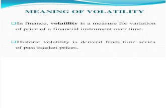 Volatility - Senthil Kumar