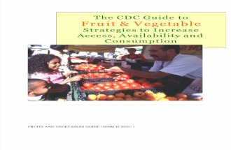 A Guide to Fruit & Vegetable Strategies to Increase Access, Availability and Consumption