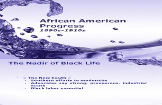 African American Progress