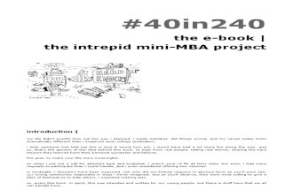 Intrepid MBA 40in240 E-BOOK