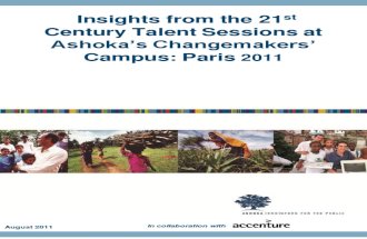 Insights From the 21st Century Talent Sessions Ashoka