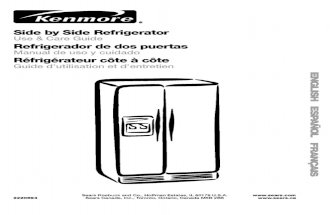 Owner's Manual - Kenmore