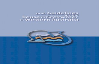 DGWA - Draft Guidelines for the Reuse of Greywater in Western Australia