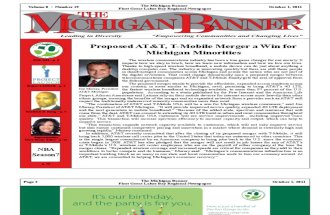 The Michigan Banner October 1, 2011 Edition
