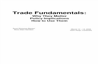 Fundamentals of Trade