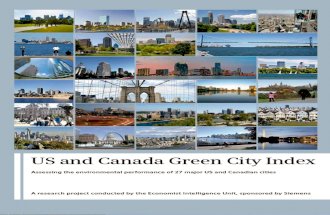 US and Canada Green City Index