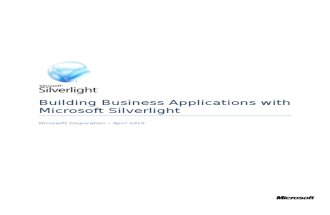 Building Business Apps With Silver Light