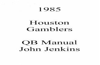 84 Gamblers QB Manual John Jenkins