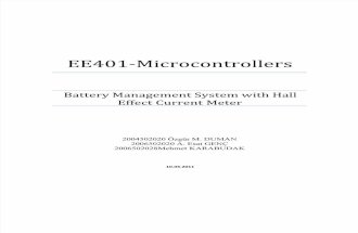 Battery Management System(BMS)EE401 Final Report