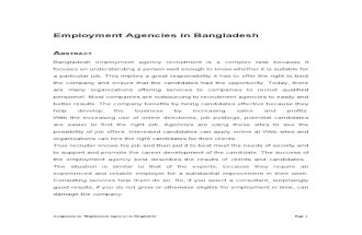 Employment Agencies in Bangladesh