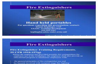 Fire Extinguisher Ops