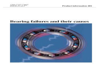 Bearing failures and their causes. Fallas en Rodamientos y Sus Causas SKF (en Inglés)