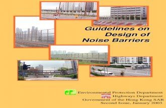 Design Guideline for Noise Barrier