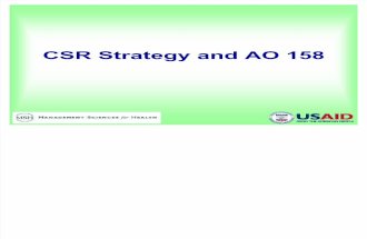 Herrin CSR Strategy and AO 158