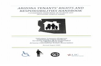 Tenant's Rights and Responsibilities