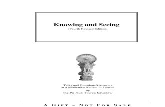 Knowing Seeing
