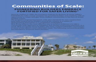 FORTIFIED Communities - Pioneering Builders Embrace FORTIFIED for Safer Living®