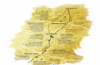 A Map of Williamson County (TN) Civil War Sites