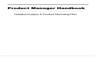 Product Handbook Marketing