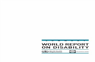 Summary World Report on Disability 2011 Who World Bank Accessible En