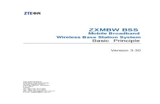 Sjzl20094857-ZXMBW BSS(V3.30) Mobile Broadband Wireless Base Station System Basic Principle
