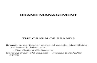 Brand Management Updated