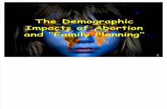 Demographic Impacts of Abortion
