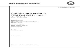 Cooling System Design for PEMFC UAV