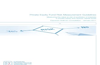 Consultation Paper EVCA Risk Measurement Guidelines