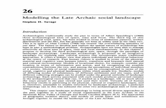 Modelling the Late Archaic Social Savage]